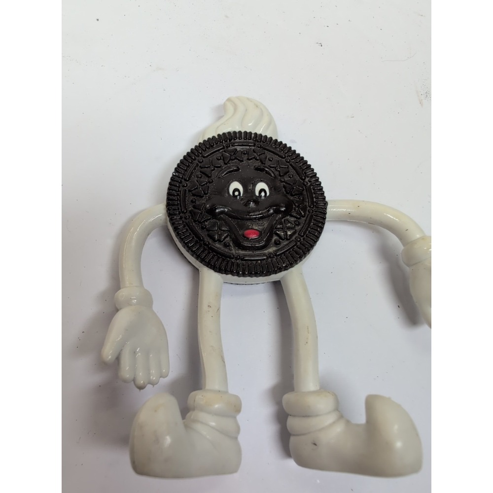 Vtg Nabisco Oreo Cookie Bendy Advertisement Toy Figure Dairy Queen Give Away - Picture 3 of 4